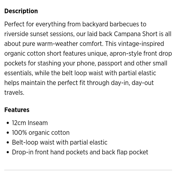 Cotopaxi Campana Short- Slate - Picture 8 of 8